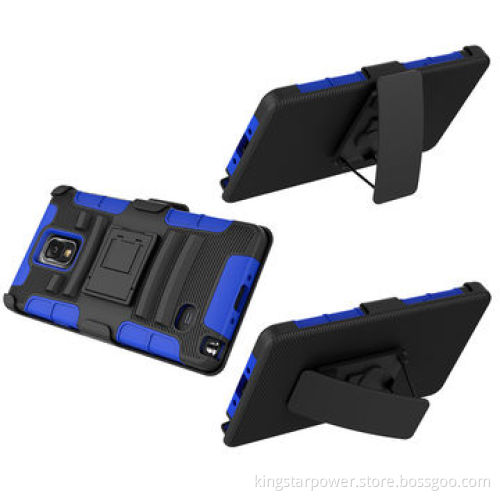 Case for Samsung Galaxy Note4/N910/Note 4 with Kickstand and Locking Belt Swivel Clip/Hybrid HolsterNew